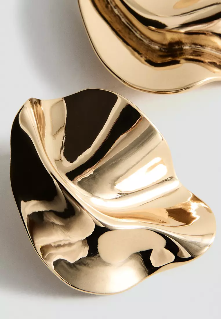 Textured-Relief Earrings