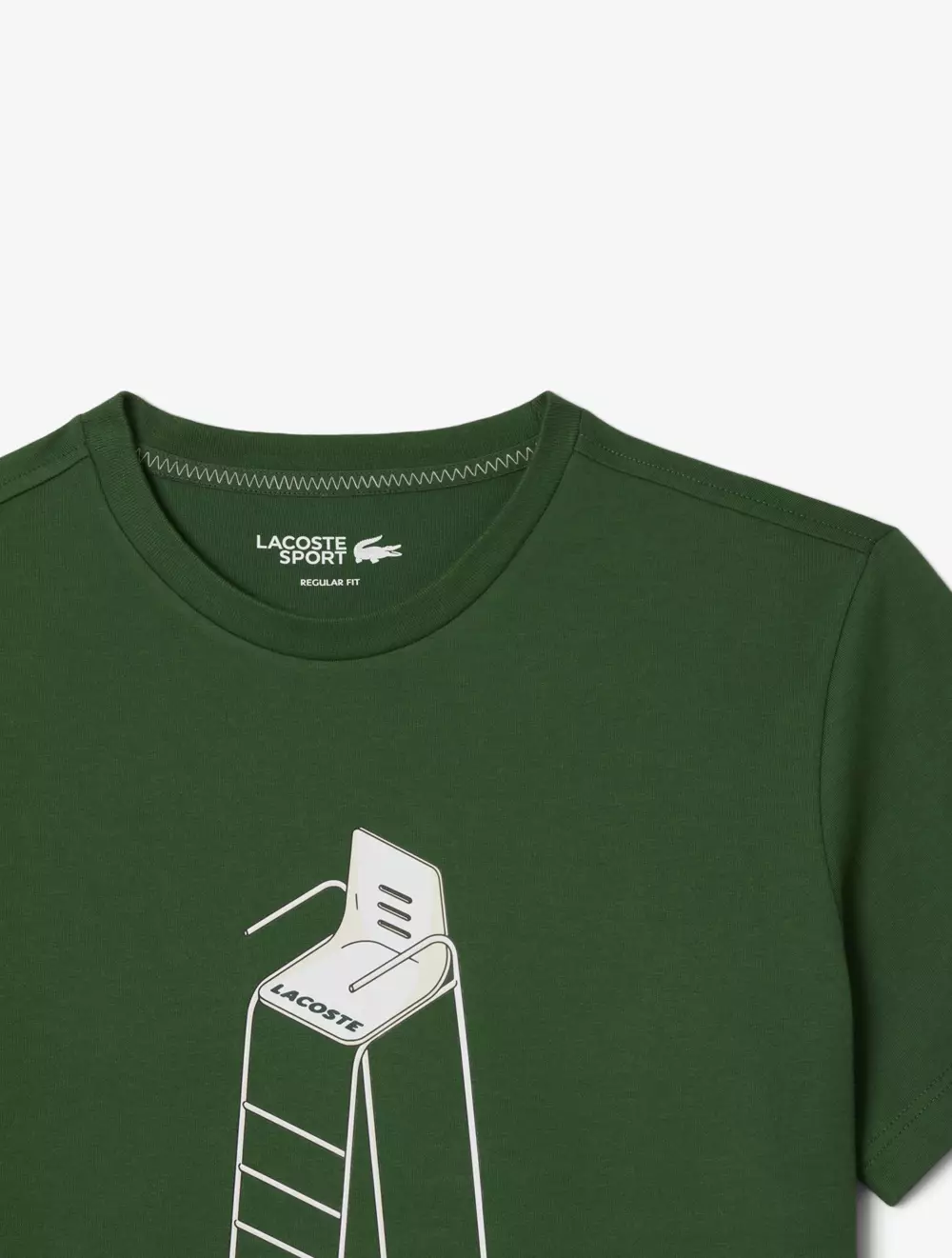 Tennis Heritage Print T-Shirt - Green