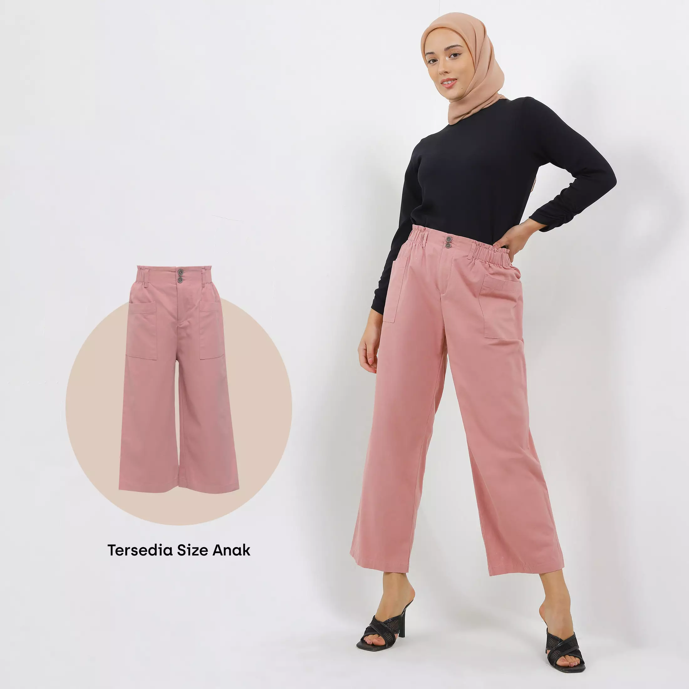 MFMW Gamadilla Celana Panjang Kulot Salem