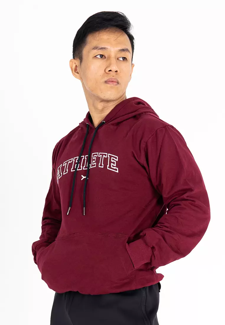 Hoodie Pullover Athlete series Burgundy