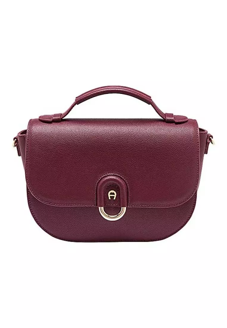 Aigner Camilla Crossbody Bag S Burgundy