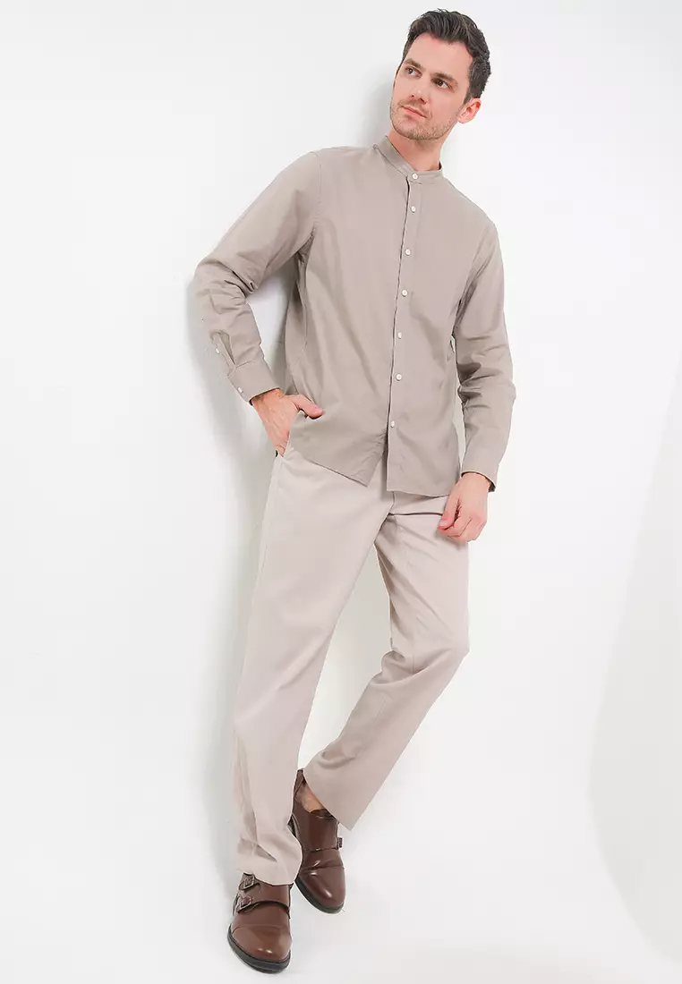 Men's Long Sleeve Linen Shirt