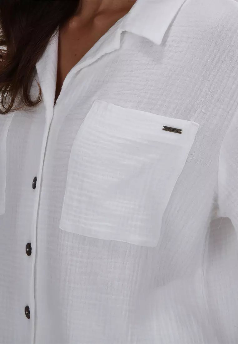GSH LAYOVER SHORT SLEEVE SHIRT OFF WHITE