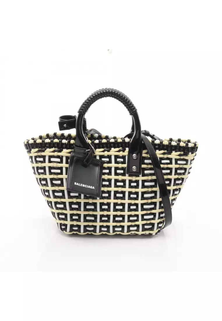 ぽ*】様 BALENCIAGA 23ss Buy Balenciaga Pre-Loved BALENCIAGA Bistro XS basket bag Handbag
