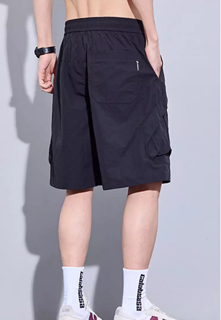 Drawstring Cargo Shorts