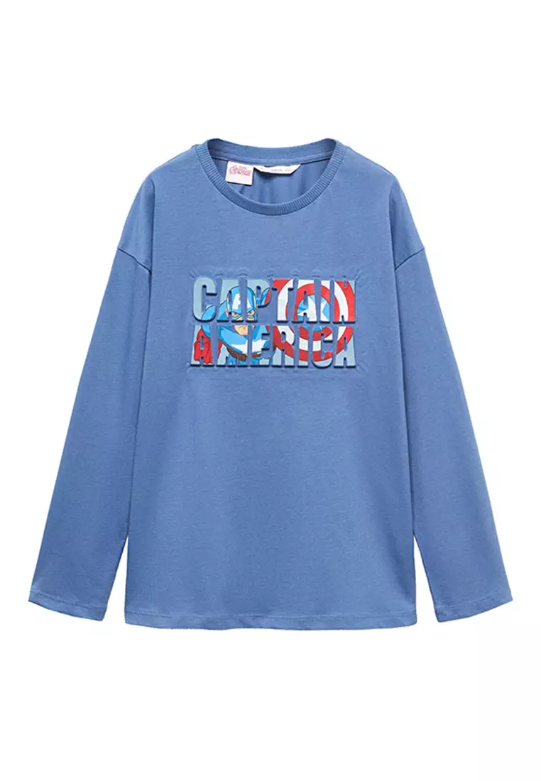 Buy MANGO KIDS Captain America T Shirt Online ZALORA Malaysia