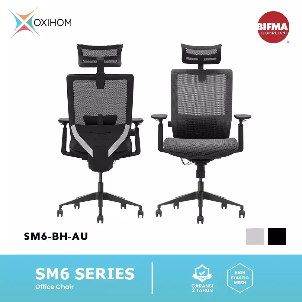 Jual Oxihom Oxihom Fsm Full Mesh Foot Rest Kursi Kantor Gaming Belajar