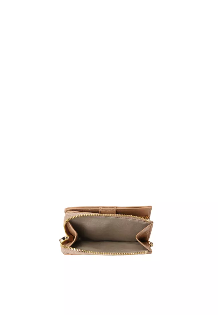 L-Zip Key Case - Biscuit