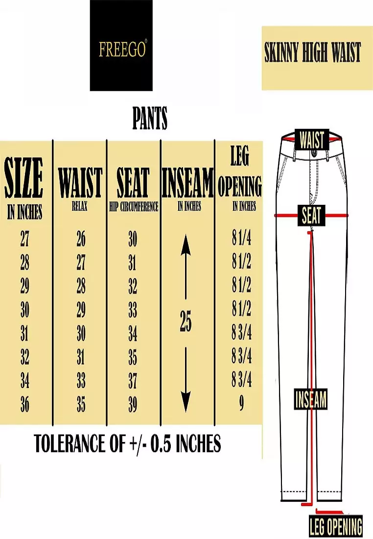 Cropped Skinny High Waist