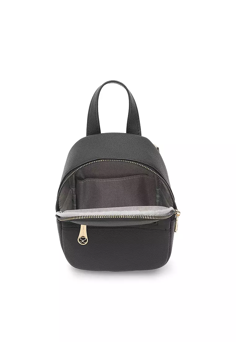 Women's 2-Way Backpack / Crossbody Bag / Sling Bag - Black