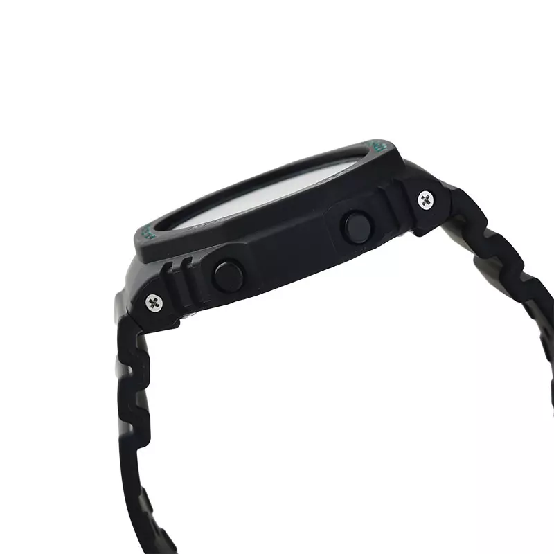 Jam Tangan Wanita Casio G-Shock GMA-S2100GA-1ADR CasiOak Green Accent Series Digital Analog Dial Black Resin Band