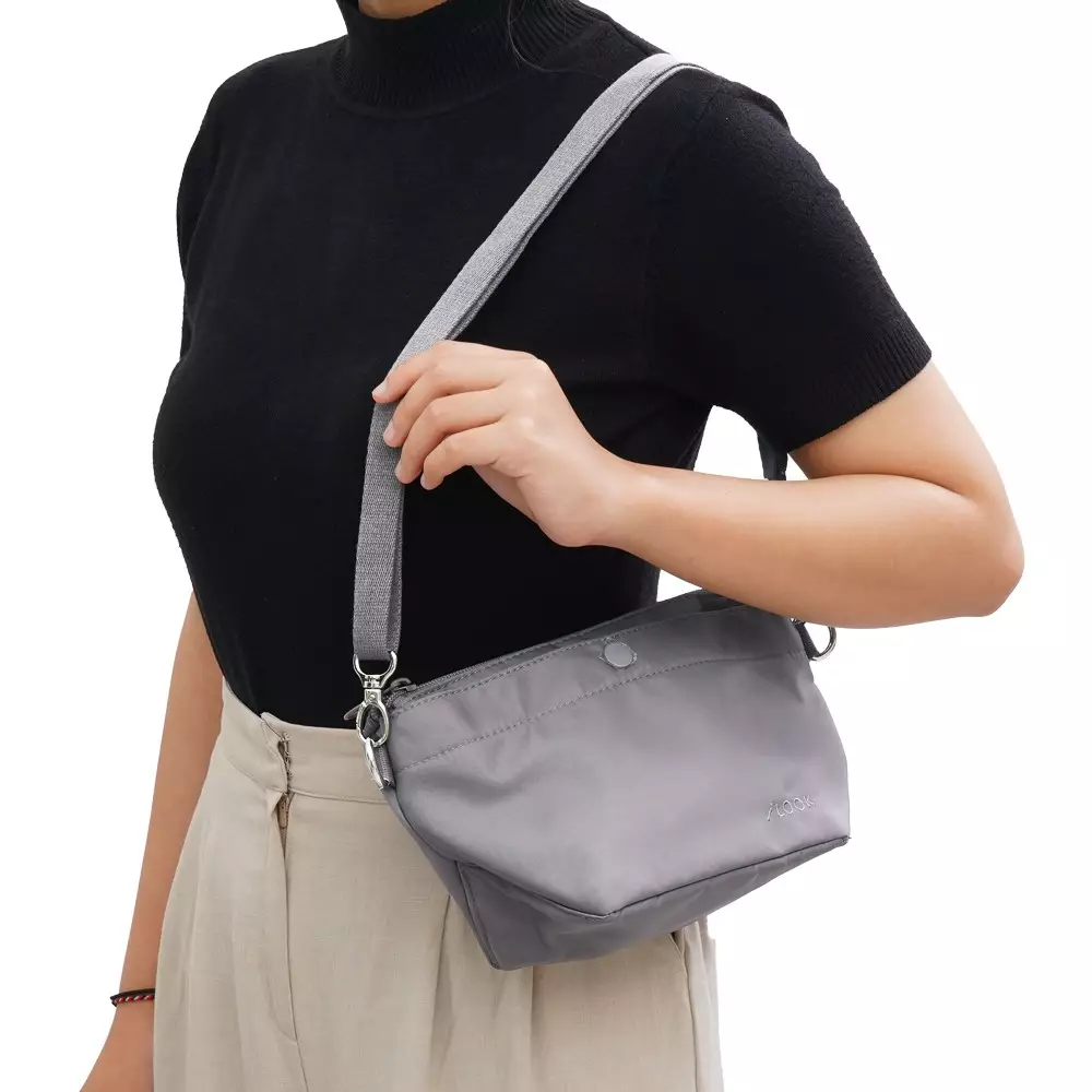 [THYS] ILOOK UKURAN S GRAB & GO TAS SELEMPANG - ABU-ABU TUA