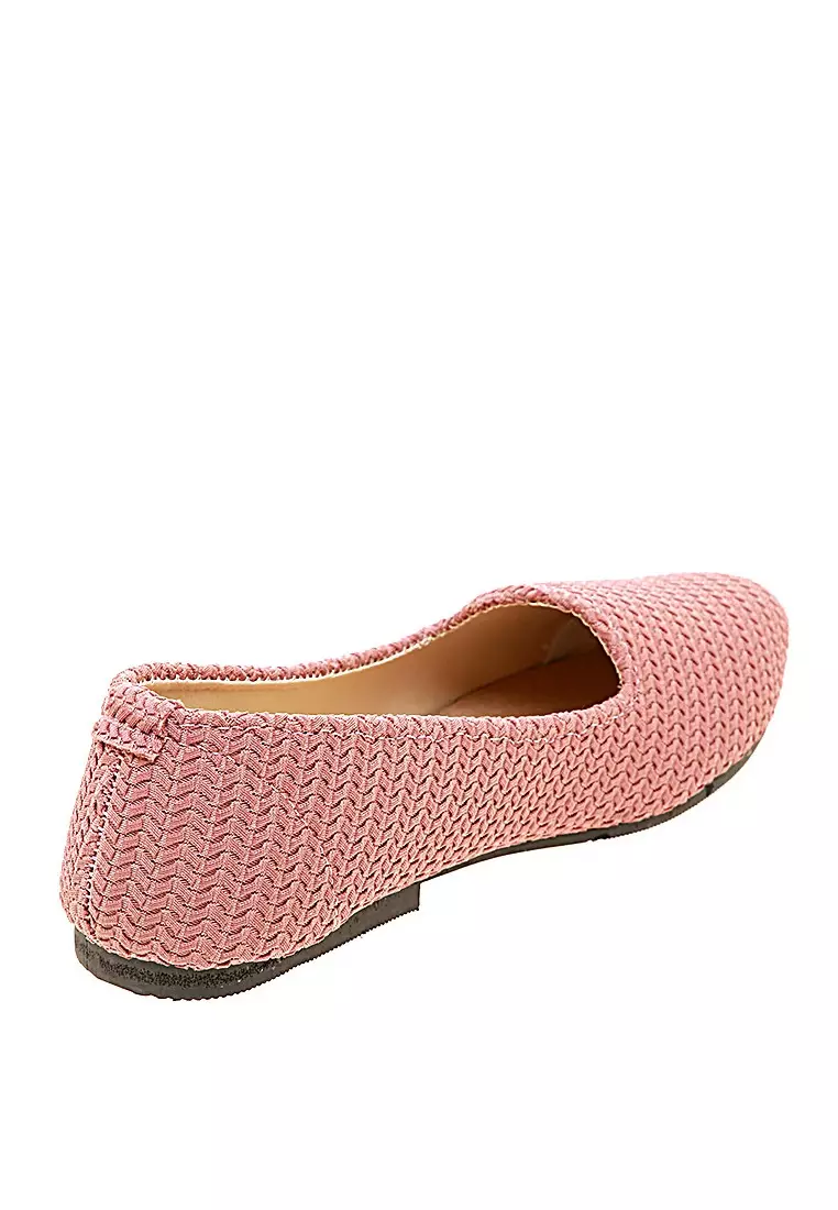 Naira Flatshoes Woman Design Casual Sepatu Wanita Premium Quality - Pink