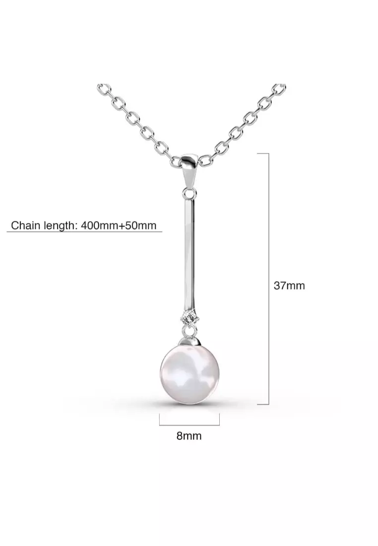 Swarovski pearl pendant necklace new arrivals