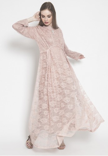 Jual Kasa Heritage Sofia Dress Dusty Pink Original 