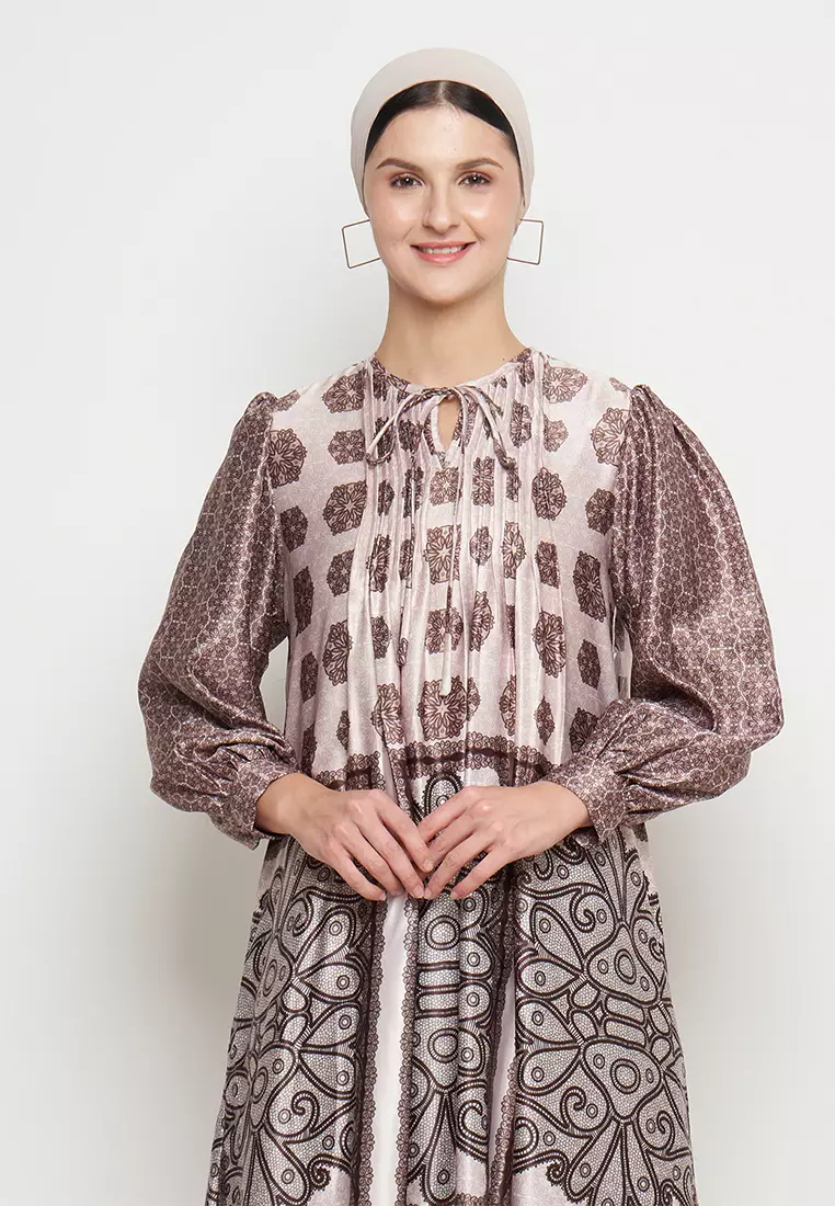 Kamilaa by Itang Yunasz Dress Tala Brown