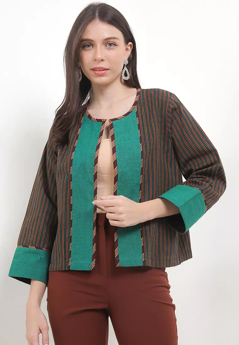 Floral Outer Lengan Panjang