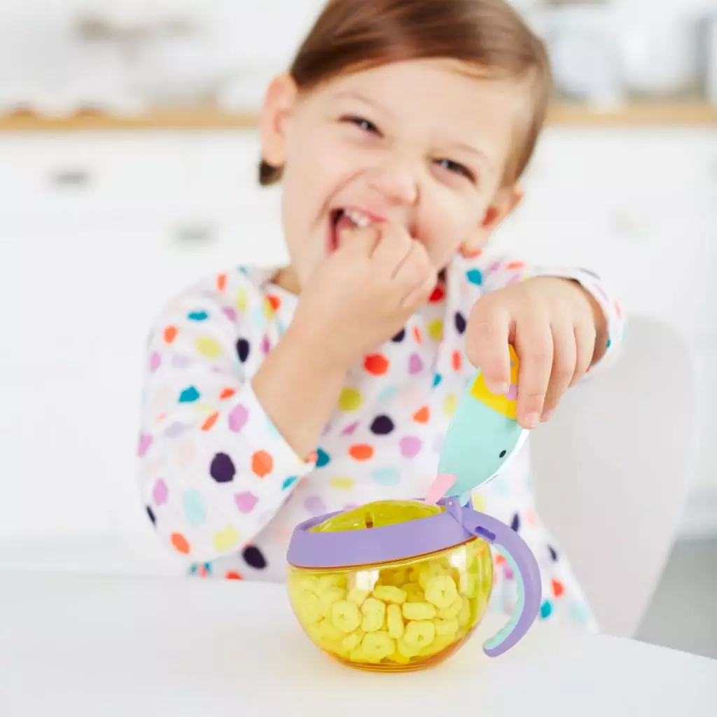 Skip Hop Zoo Snack Cup Octopus 222 ml - Tempat Cemilan Anak Sekolah