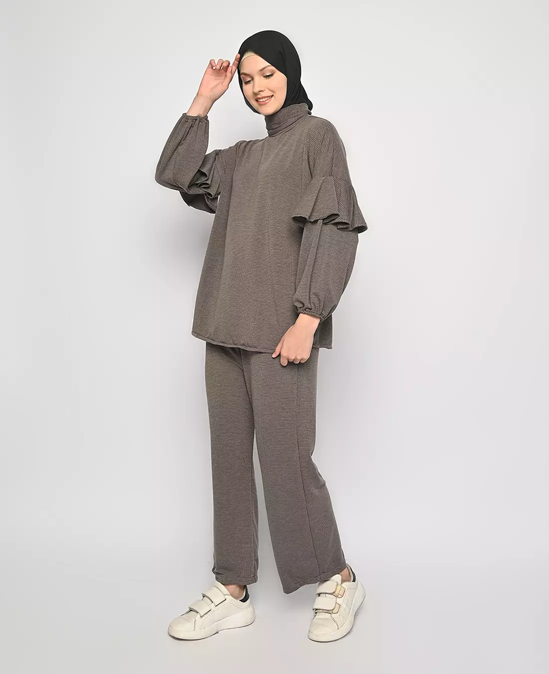 Lorena Pants Set Coffe