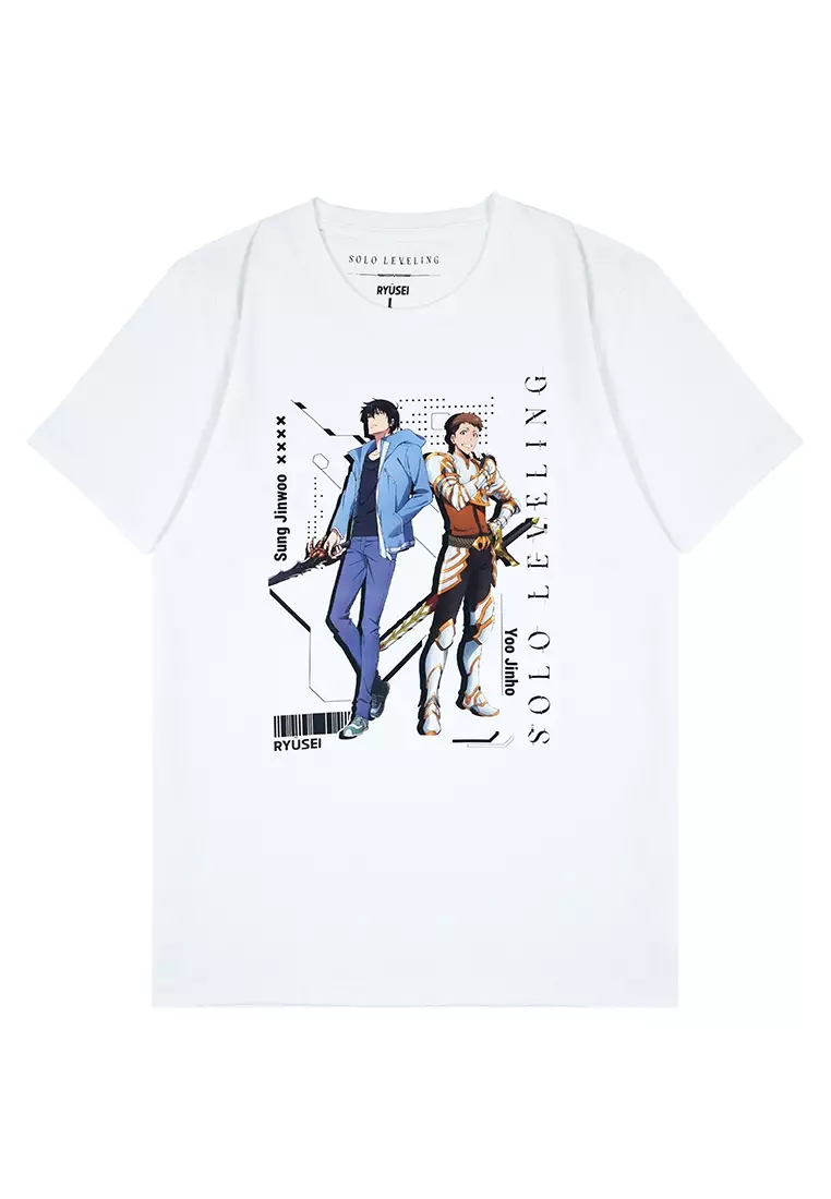Ryusei x Solo Leveling | T-shirt Hunt Mate White
