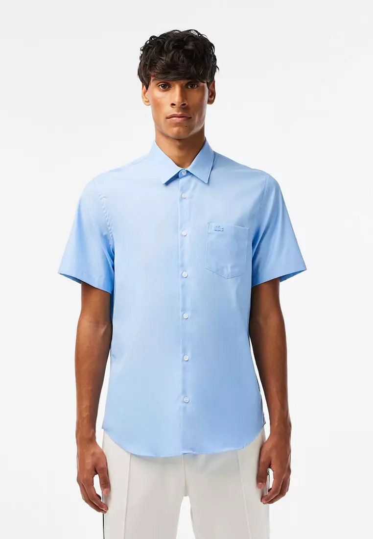 Men's Regular Fit Solid Cotton Shirt
