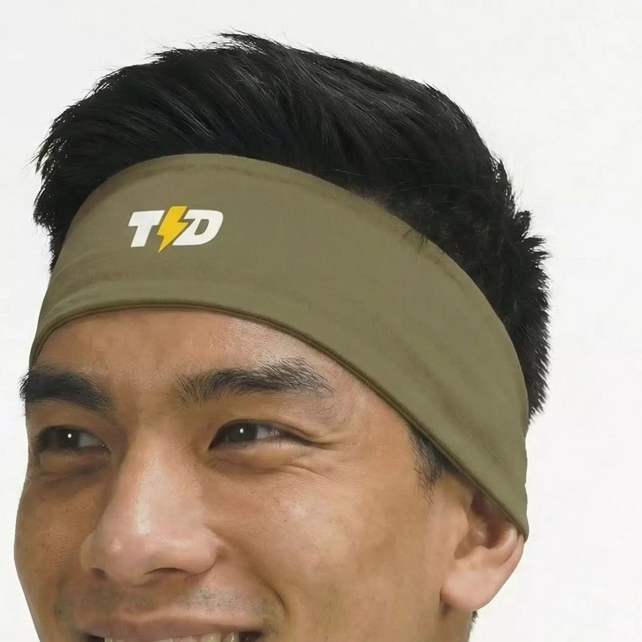 TDACTIVE TDBOLT Headband 4way stretch super absorband anti odor - mocca ABA40