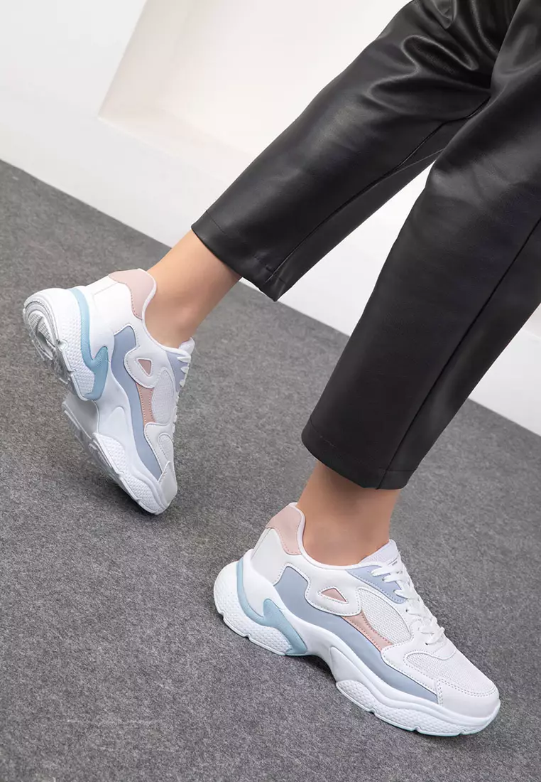 Mesh Panelled Sneakers