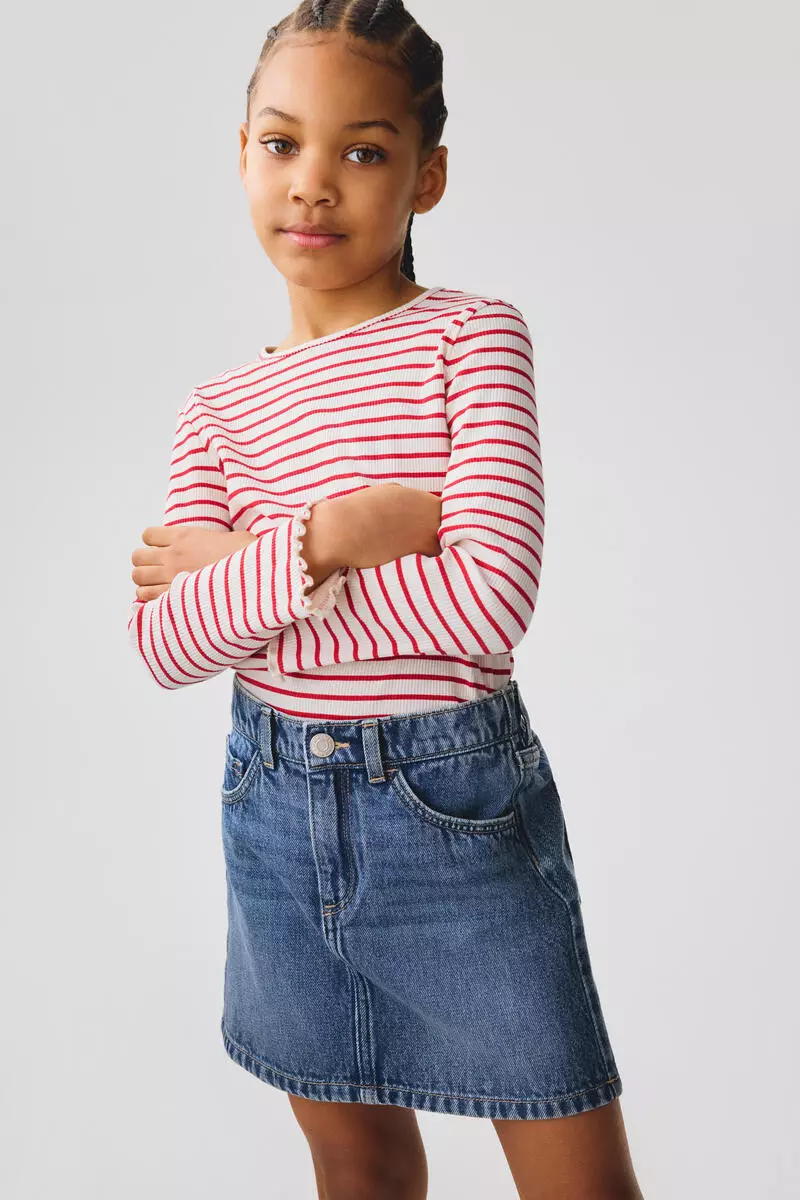 Denim skirt