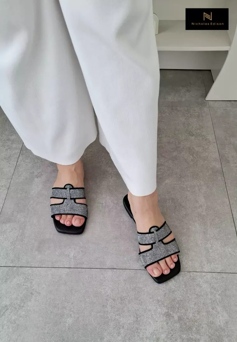 Nicholas Edison Sandal Jenica Black