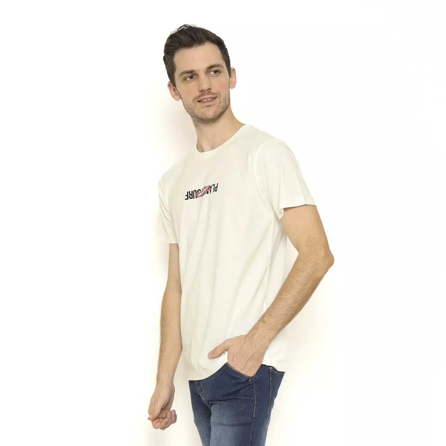 Planet Surf Clothing Kaos Lengan Pendek Pria Bunt Men Tee Planet Surf