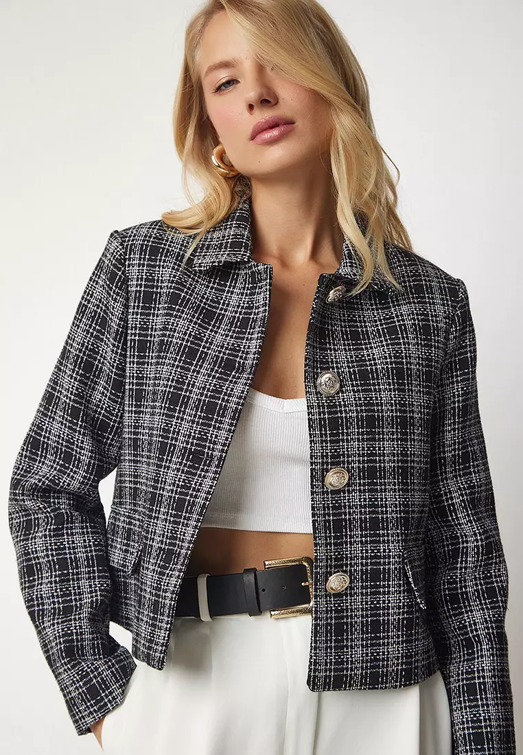 Buy Happiness Istanbul Tweed Jacket 2023 Online | ZALORA Philippines