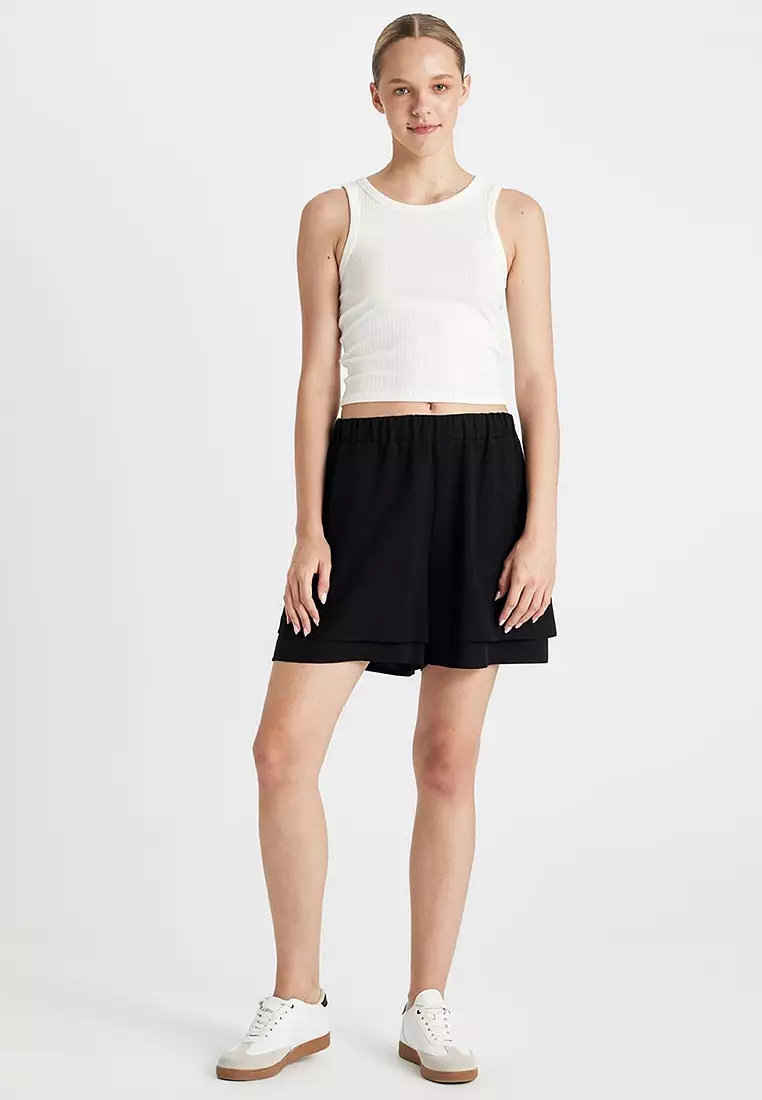Linen Blend Shorts