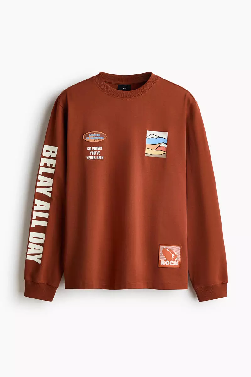 Loose Fit Long-sleeved top