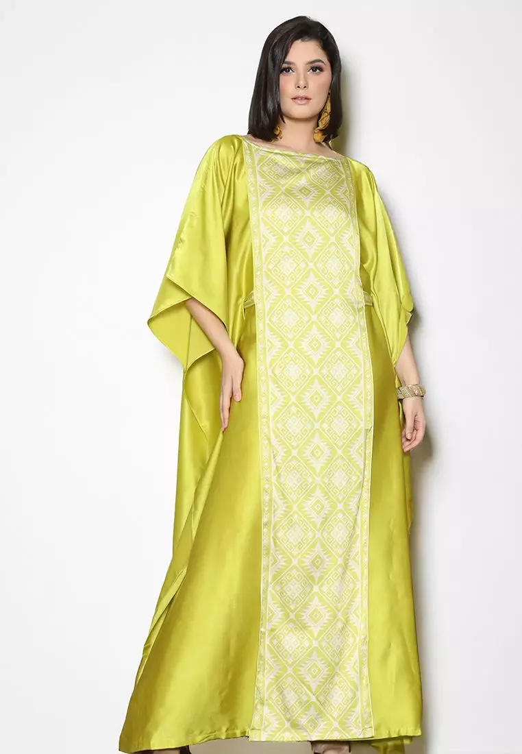 Kanzi Exclusive Long Sleeve Songket Kaftan