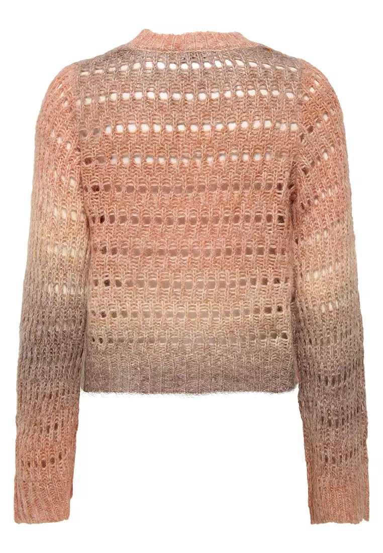 Getadme Women Pullover Sweater Creative Knitted Streetwear Ladies Oversize O Neck Knitwear Female Fashion Long Sleeve Top Pull Femme