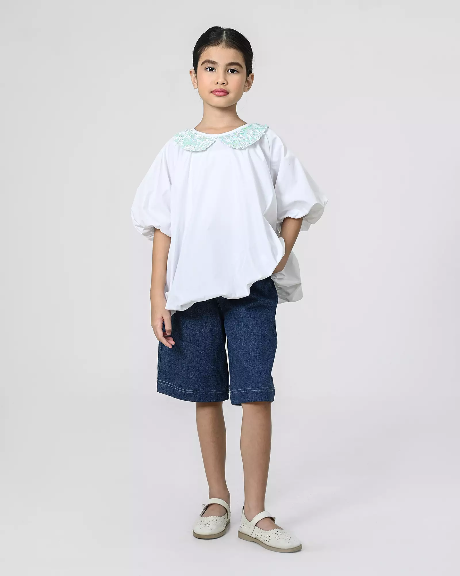 Geulis.id ASHLEY BLOUSE - BROKENWHITE