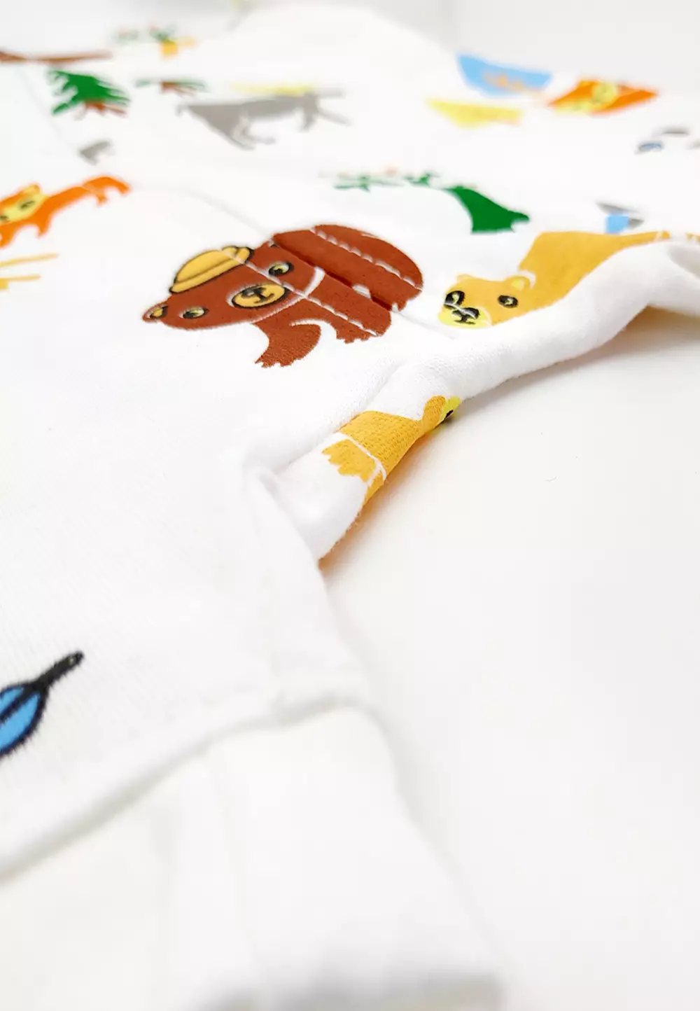 Wakakids Jumpsuit Bayi Anak Laki Laki Usia 1 Tahun Hingga 2 Tahun Jumper Baby Romper Motif Forest Bear 3817