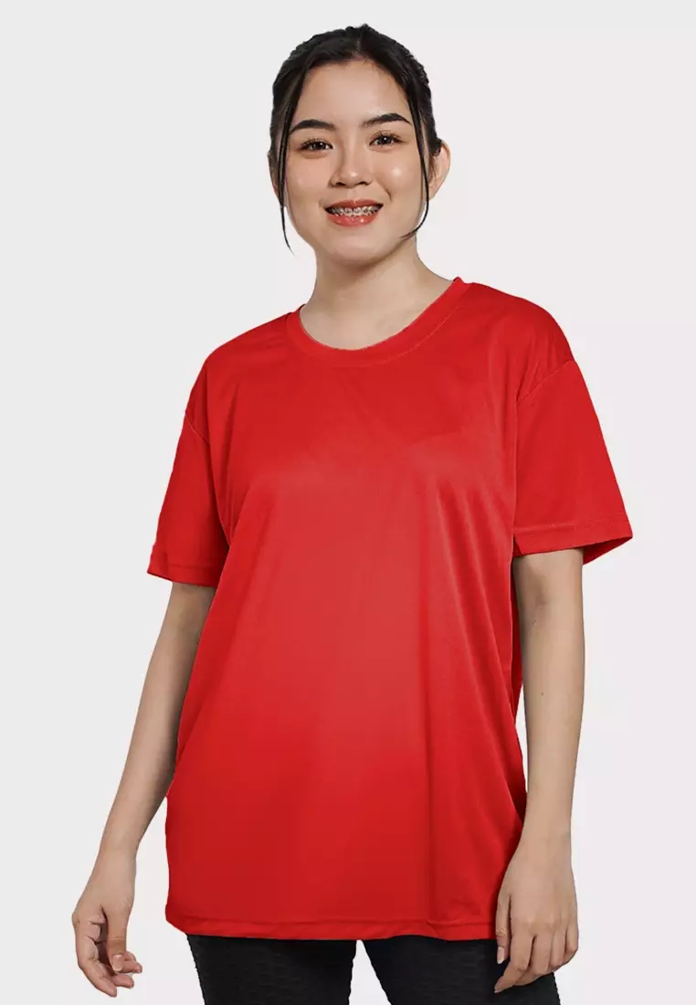 Red dri fit shirt on sale womens