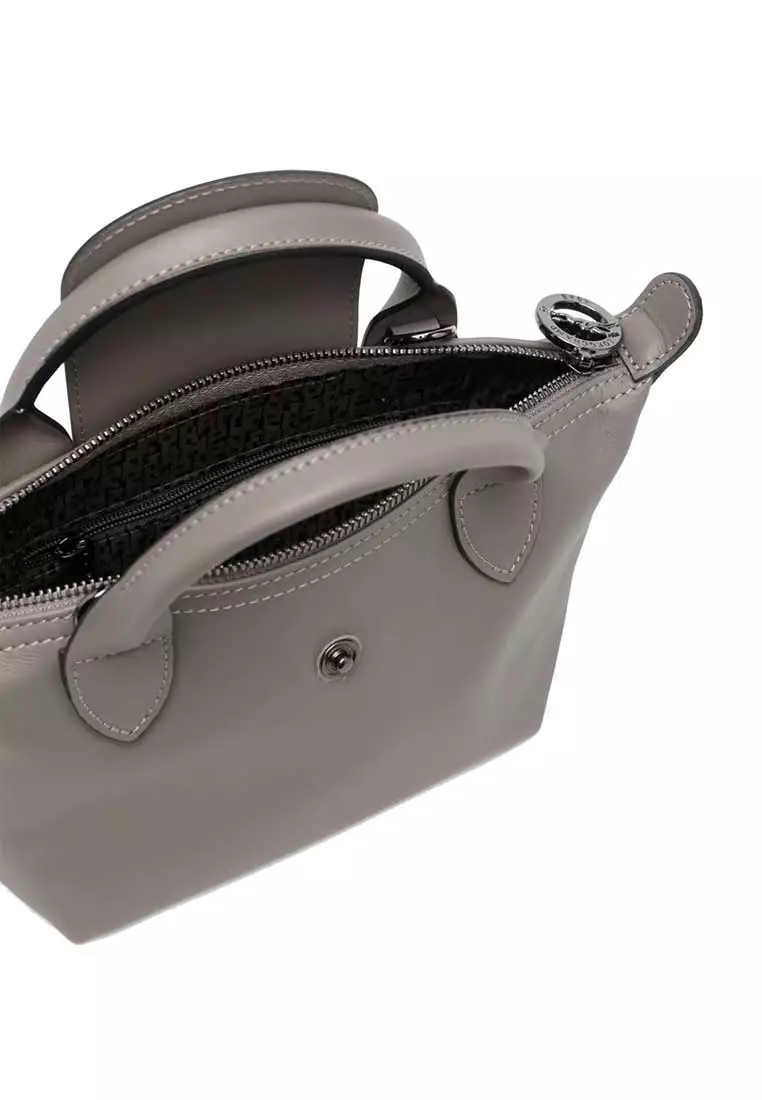 Le Pliage Extra XS Leather Handbag Turtledove L1500987