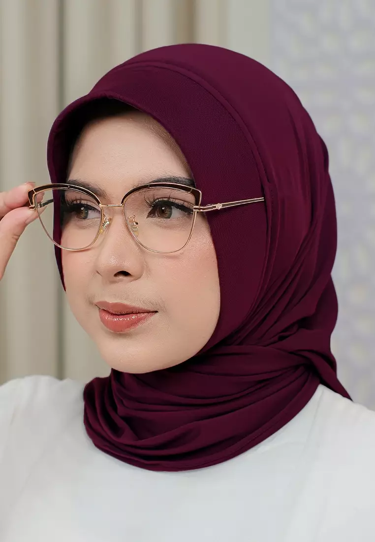 HIJAB INSTAN SOFTPAD AMEENA - MAGENTA
