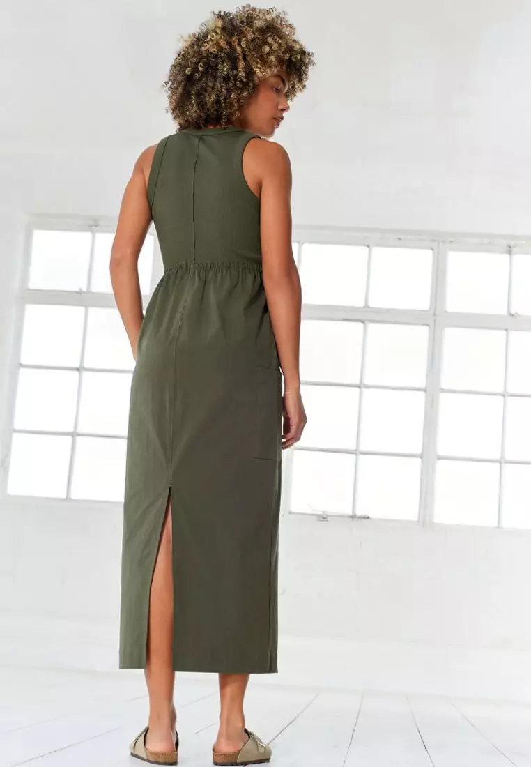 Sleeveless Cargo Dress