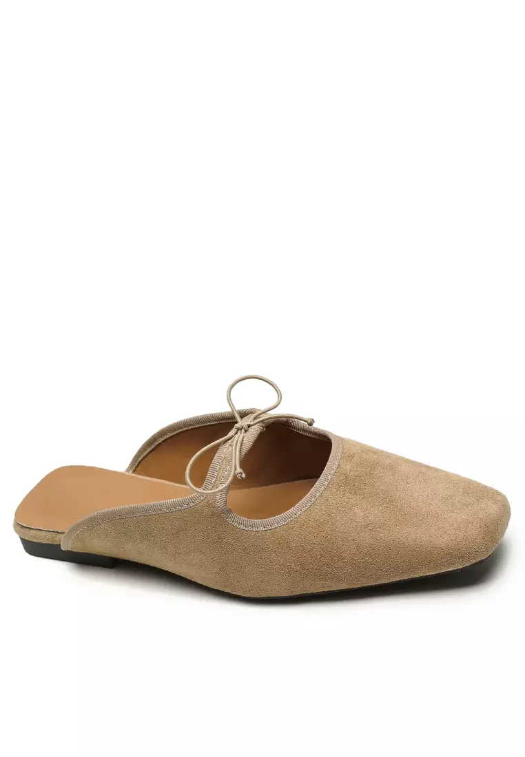 Discount on Twenty Eight Shoes  shoes - SKU: Bowknot Suede Mules WW206-3