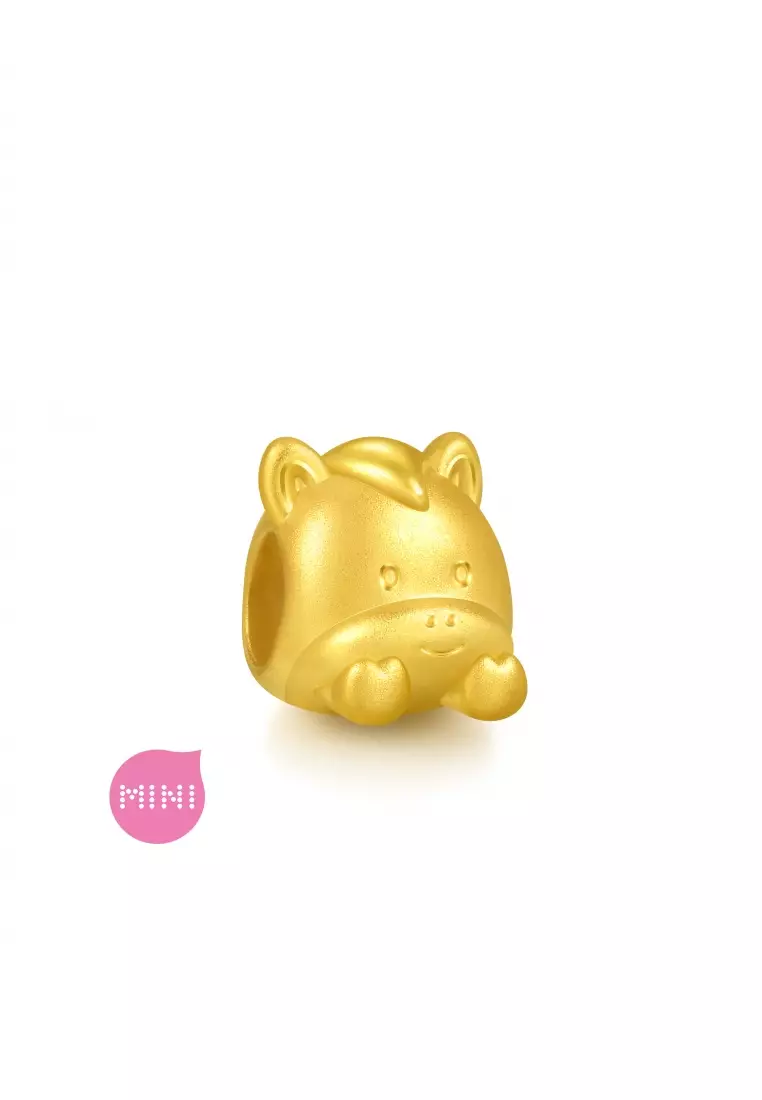 999 24K  Chinese Zodiac Horse charm  for Women & Men  95965C  (Bracelet not included)