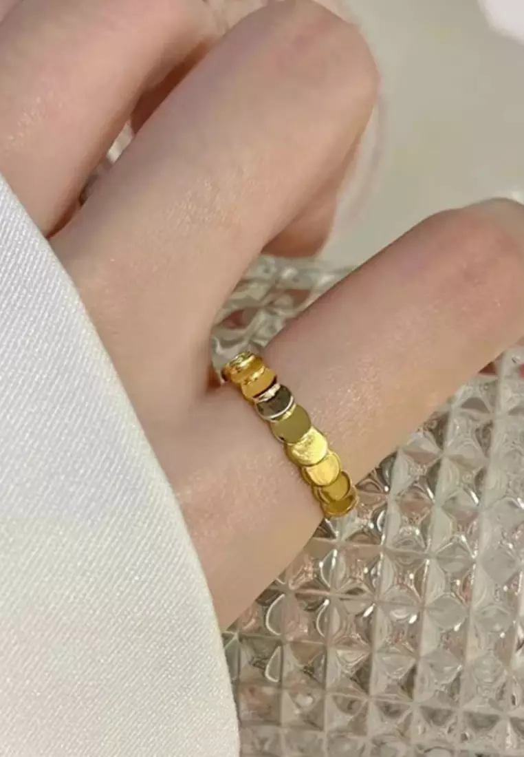 Buy CELOVIS Colin Band Eternal Ring in Gold 2026 Online | ZALORA ...