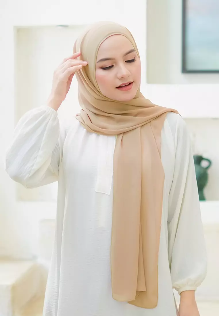 HIJAB INSTAN LATIFA - WALLNUT