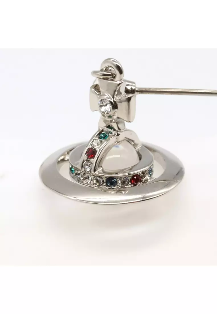 アクセサリー PALACE VIVIENNE WESTWOOD EARRINGS SILVER Buy Vivienne Westwood Pre-Loved Vivienne Westwood earrings