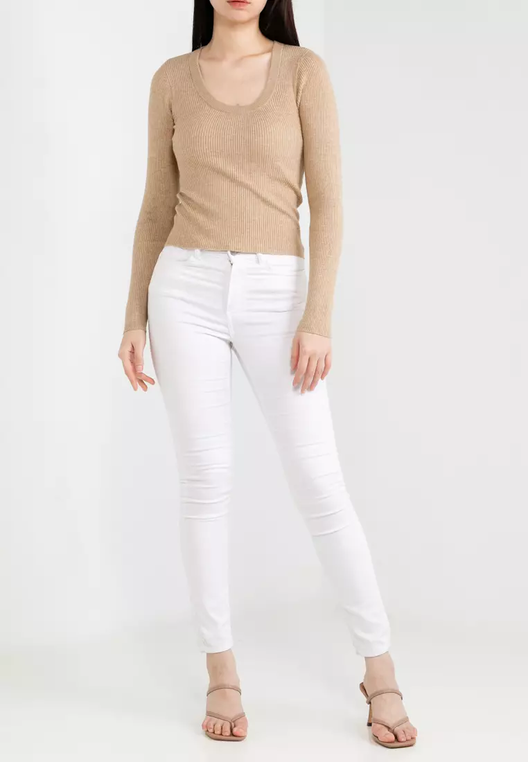 Jual Vero Moda Ribbed Pullover Original 2025 ZALORA Indonesia ®