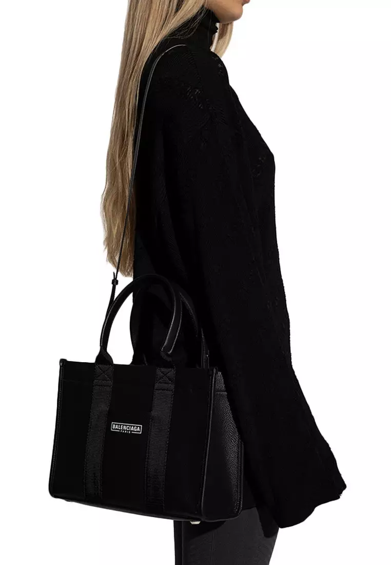 Buy BALENCIAGA Balenciaga Hardware Small Tote Bag in Black 2024