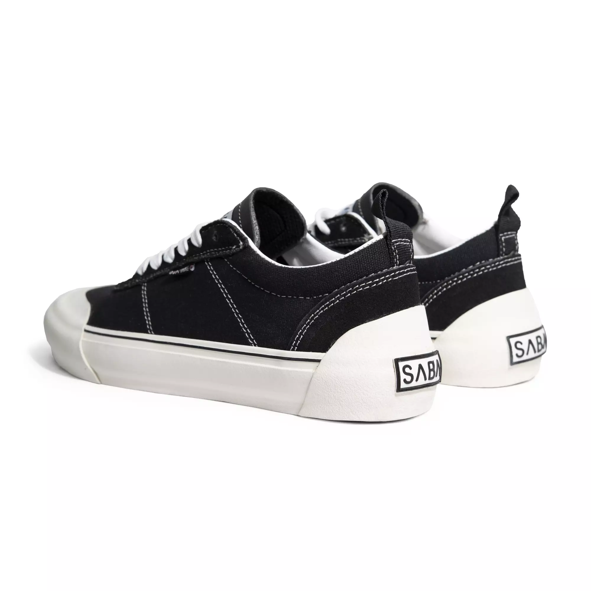SABA Cosmo Black White - Sepatu Sneakers Pria Wanita
