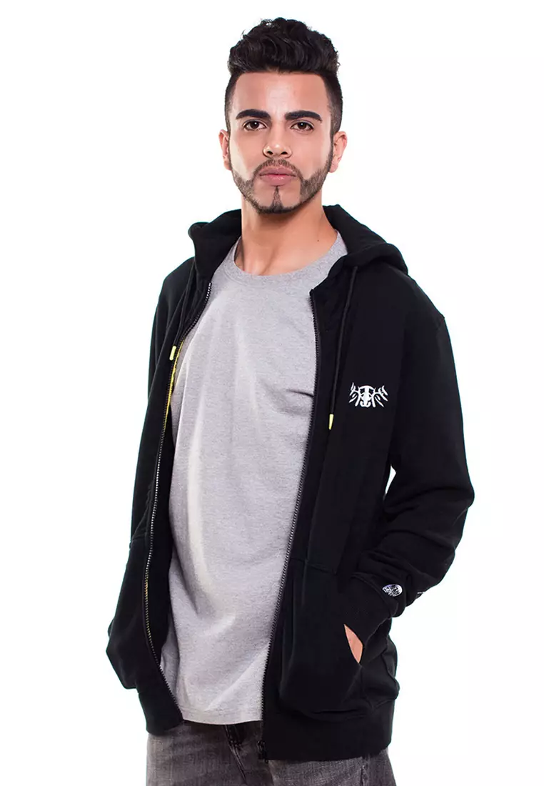 Reflective zip up on sale jacket